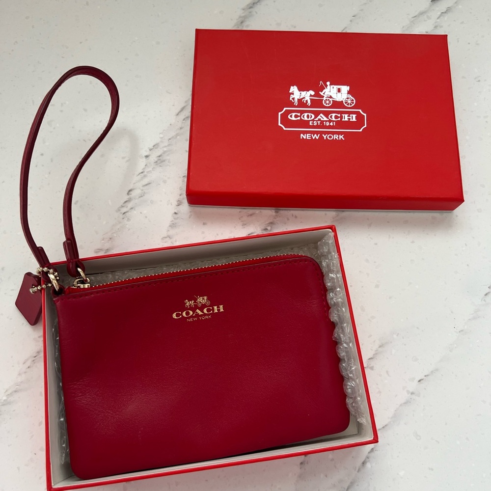 Coach Vibrant Red Accessory